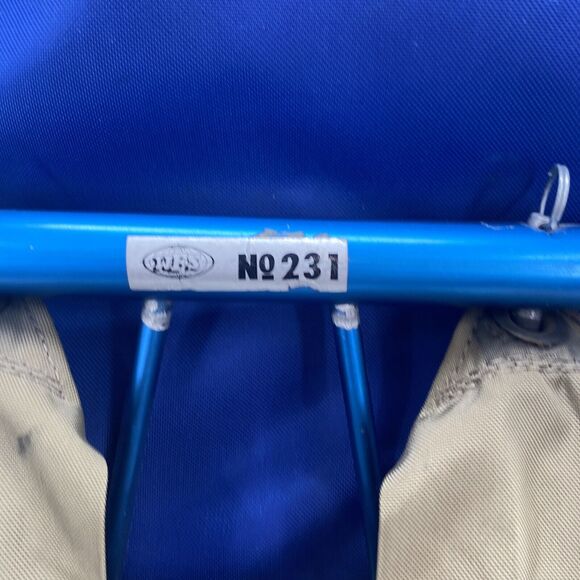 Vintage Blue World Famous Everest #231 Hiking Backpack & Magnesium Frame BLUE - Picture 11 of 12